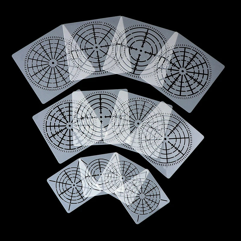 DIY Reusable Mandala Dotting Painting Stencils Templates Craft Tools Qme