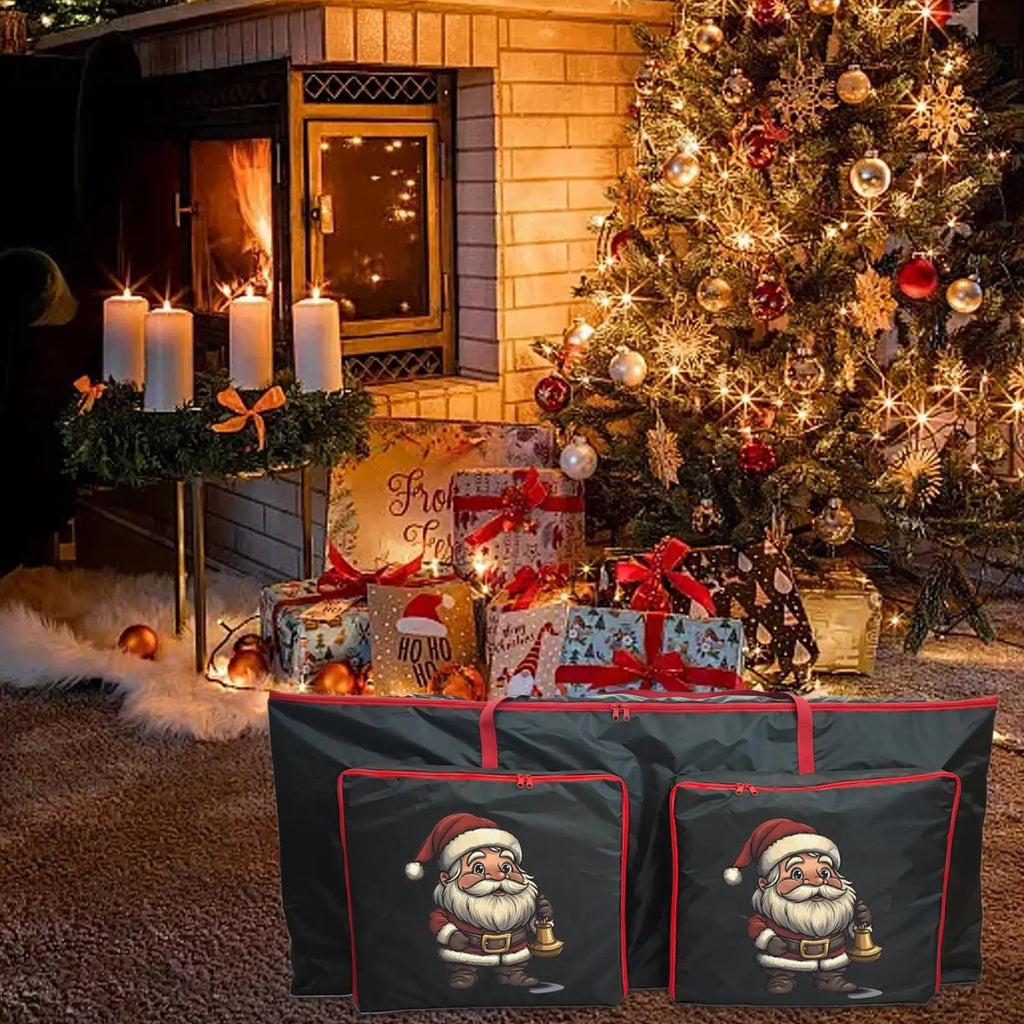 Christmas Tree Storage Waterproof Christmas Artificial Wreath Organizer Pouch Dustproof Bag For Holiday Ornaments Lighting Qme
