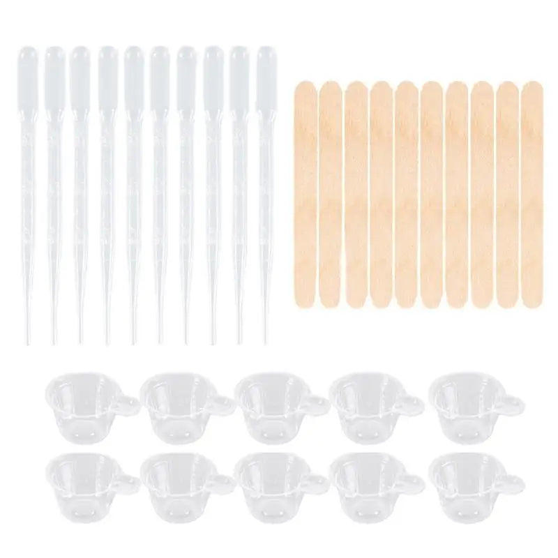 15/28PCS Glue Mixing And Dispensing Cup Epoxy DIY Mold Resin Mixing Casting Tools Kit DIY Craft Jewelry Making Qme