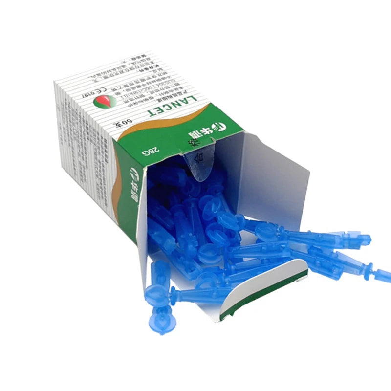 Soft Blood Glucose Collecting Lancet Needles Testing Qme