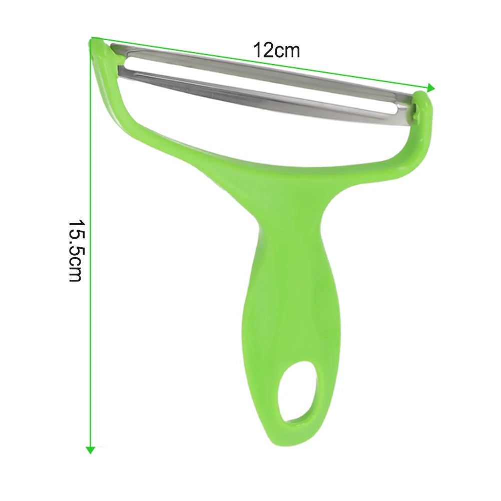 Peeler Vegetables Fruit Stainless Steel Cabbage Graters Salad Potato Slicer Kitchen Accessories Cooking Tools Wide Mouth Qme