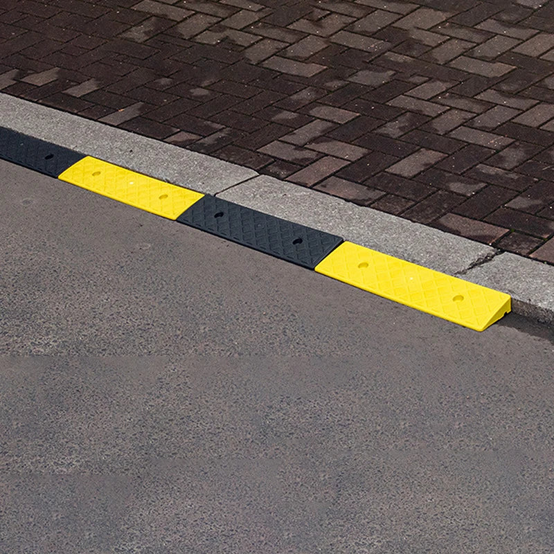 Plastic Kerb Ramp Non-slip Threshold 30 40 Height Cars Bicycles Qme