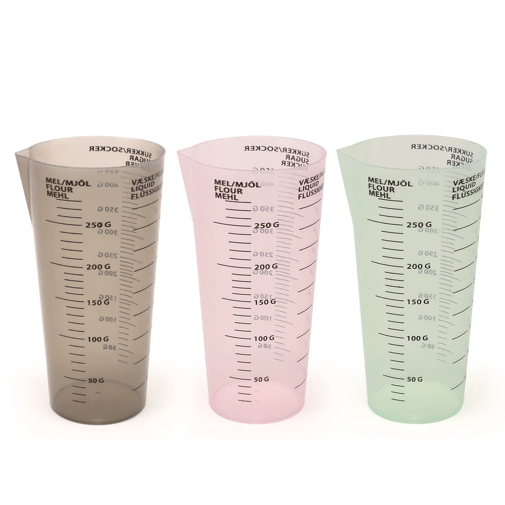 1pc Measuring Cup Food Grade PP Unbreakable Plastic Measuring Jugs Laboratory Beaker Kitchen Milk Coffe Measuring Mug Qme