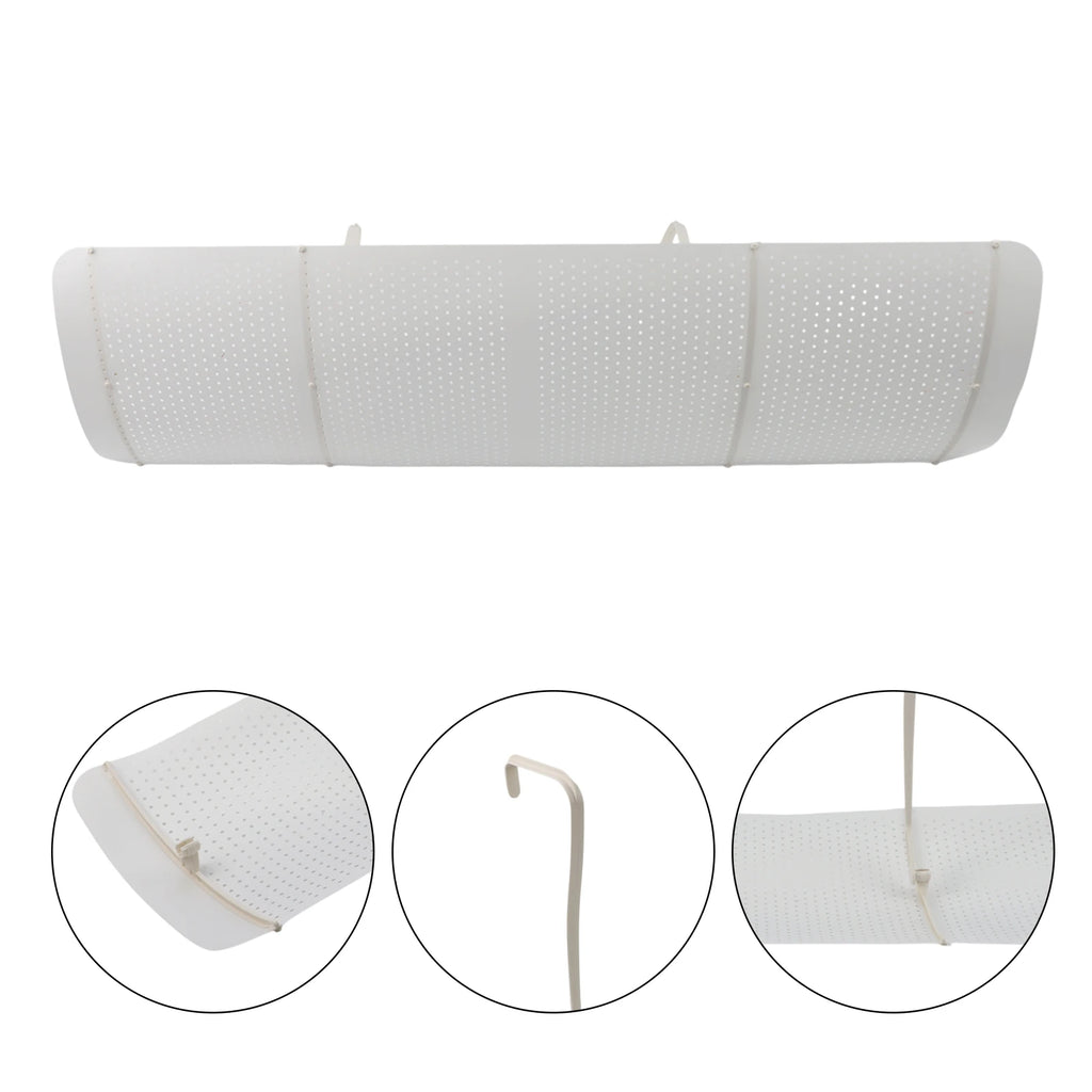 1 Pcs Adjustable Air Windshield Baffle Air Conditioning Windshield Hanging Anti-direct Blowing Air Conditioner Wind Deflector Qme