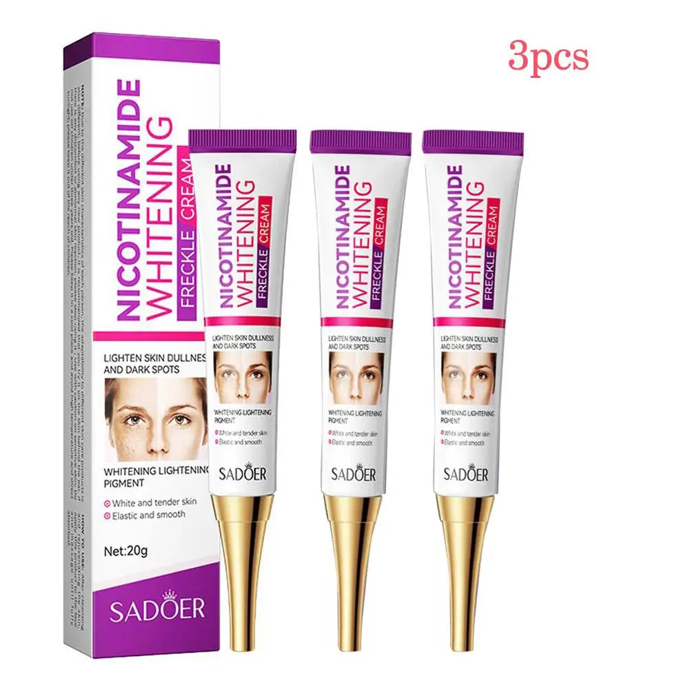 3pcs Nicotinamide Whitening Freckles Cream Remove Melasma Dark Spot Acne Marks Brightening Skin Tone Face Skin Care Qme