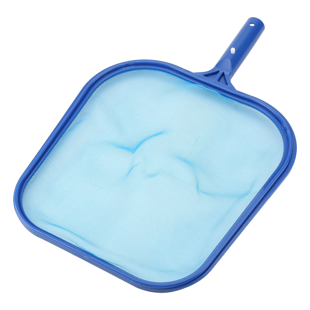 Lightweight Pool Leaf Skimmer Net Mesh Frame Shallow Water Cleaning Tool for Swimming Pool Pond Spa Tub with Universal Pole Fit Qme