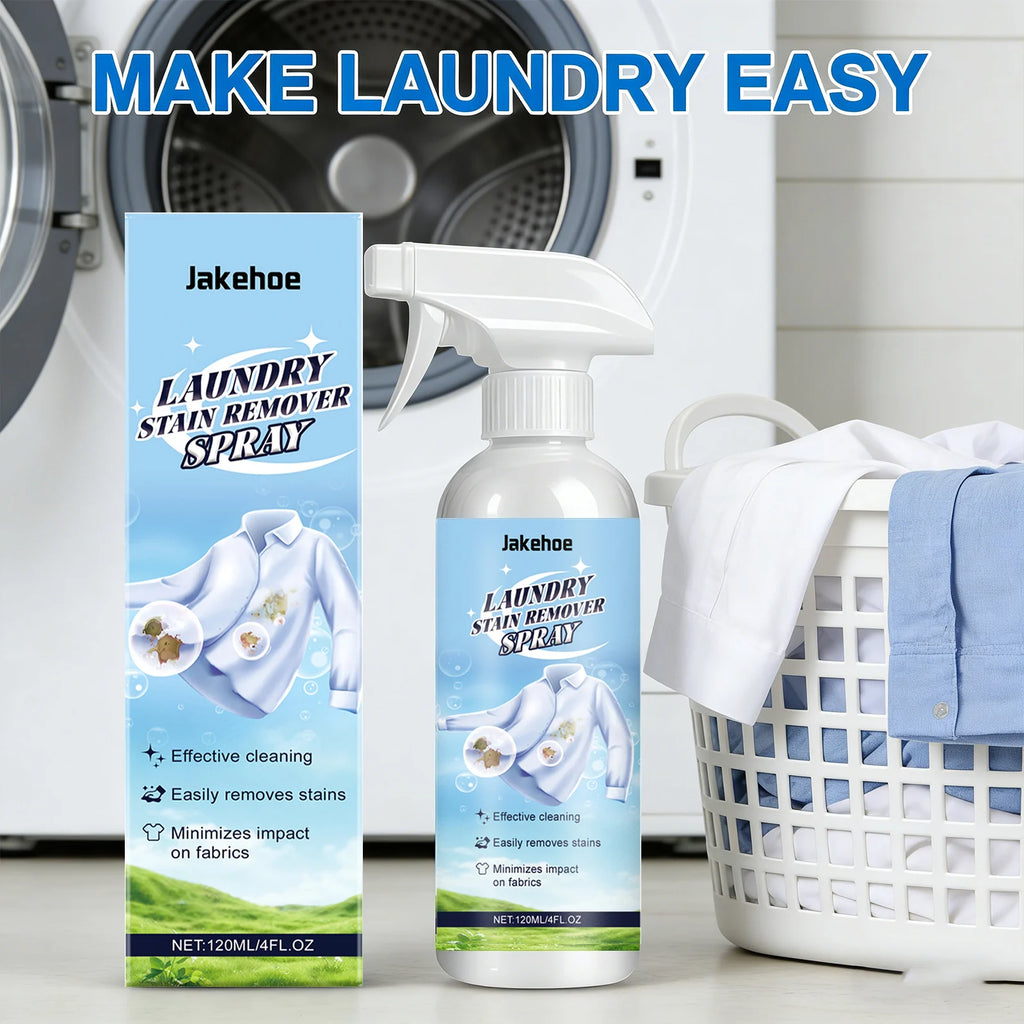 Clothes Cleaning Spray Quickly Decompose Stubborn Stains Remove Odor Prevent Yellowing Restore Luster Laundry Fabric Maintenance Qme