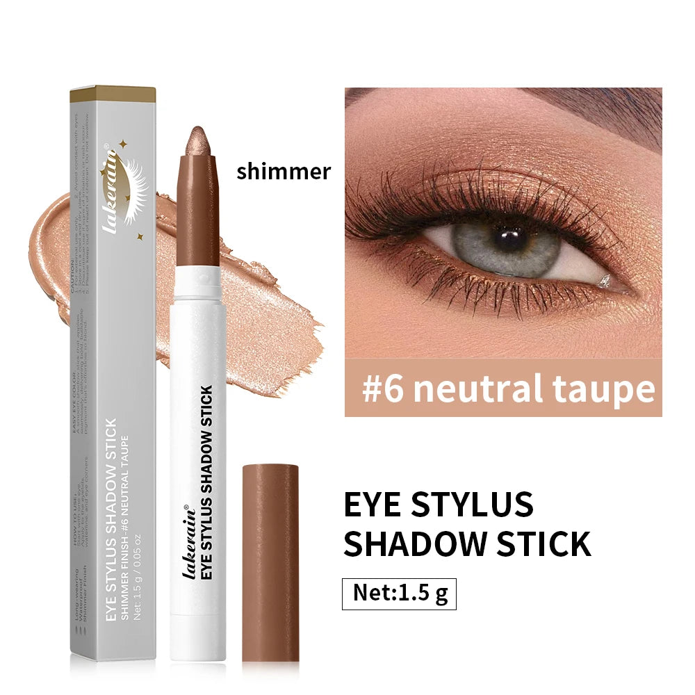 Eyeshadow Pencil Smooth Waterproof Sweat-proof Does Not Smudge Stick Qme 06 Neutral Taupe