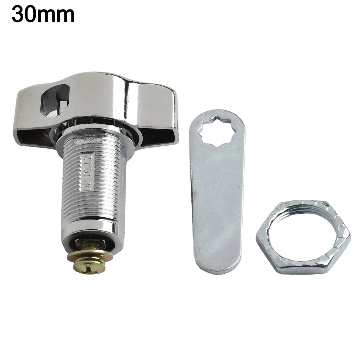 Cabinet Door Padlock Cabinet Cam Lock Keyless Mechanical Door Lock Signage Box Door Padlock 16/20/25/30mm Qme 30mm