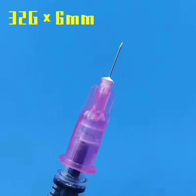 Needle Piercing Transparent Syringe Injection Glue Clear Tip Cap Qme