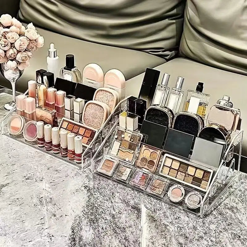 Nail Perfume Display Stand Acrylic Multi-layer Lipstick Organizer 3 4 Qme
