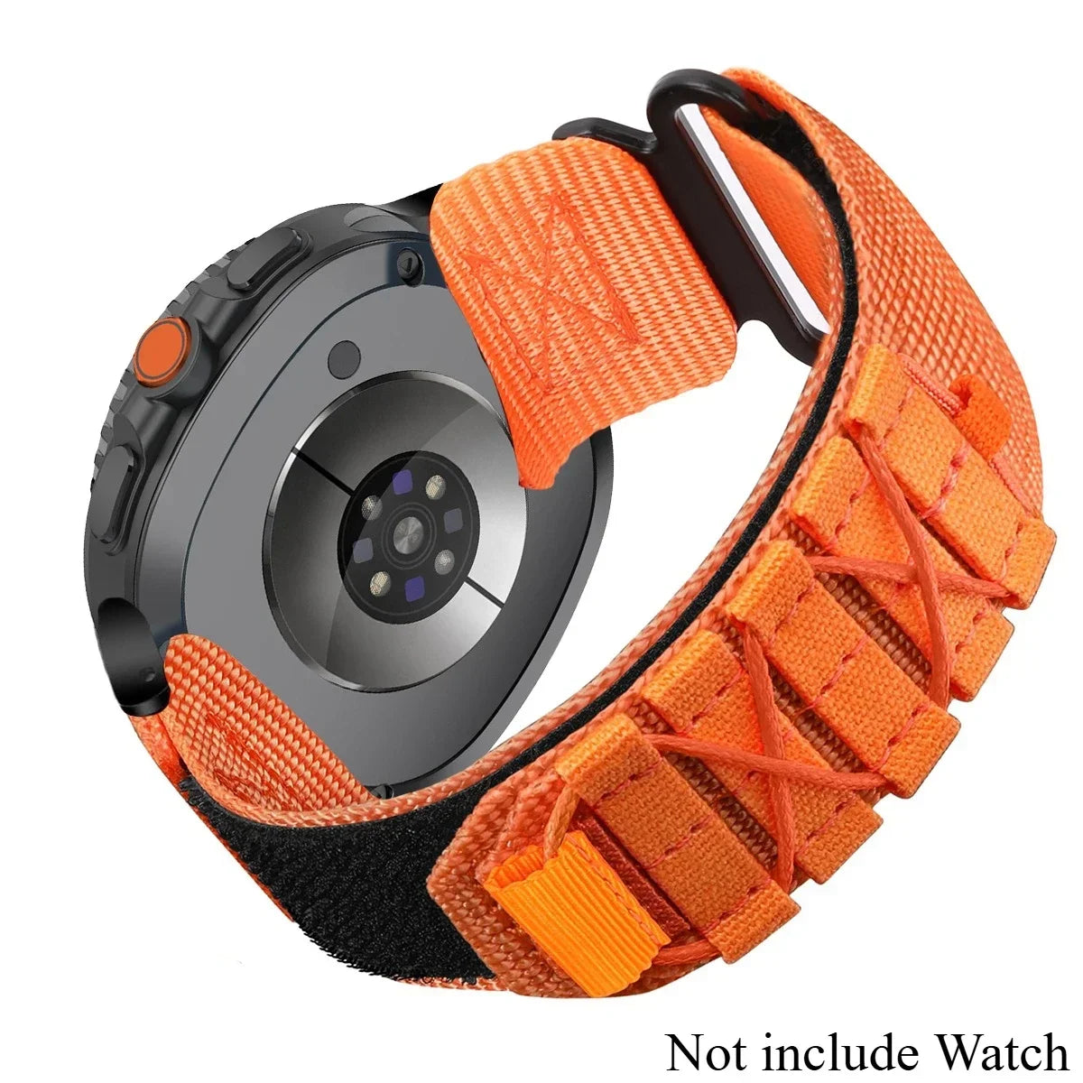 Nylon Strap for Samsung Galaxy Watch Ultra 2 No Gaps Quick Fit Band Sports Bracelet for Galaxy Watch 8 40 44/8classic Wristband Qme OB Galaxy Watch 8 44MM
