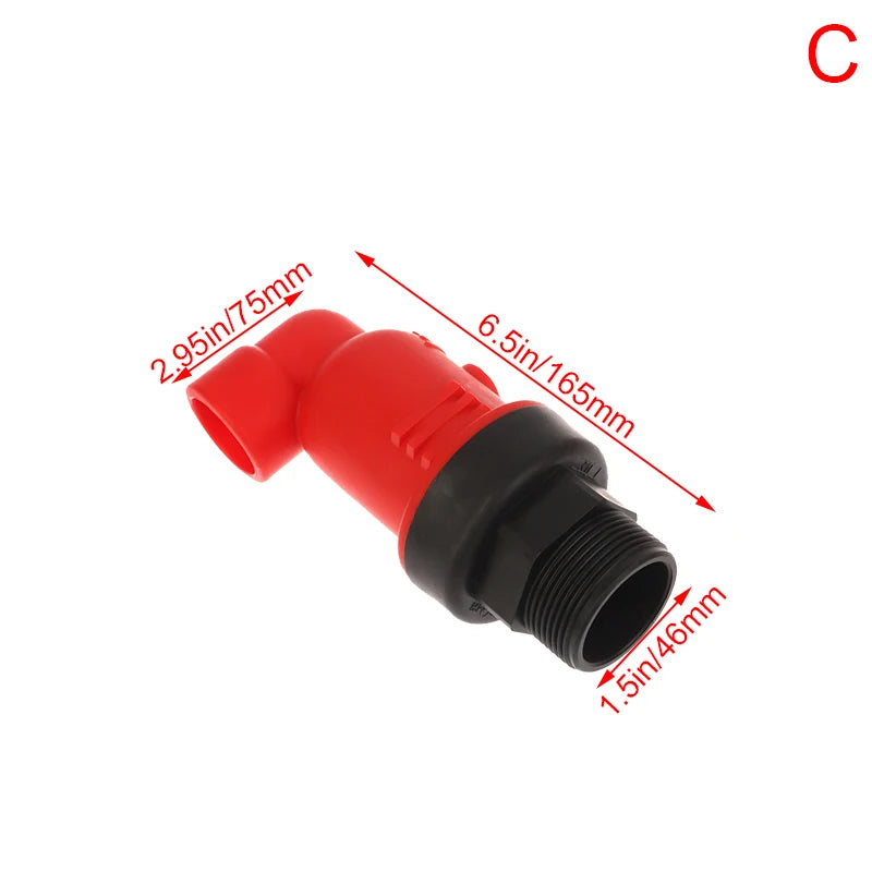 3 4 1 11 5 Plastic Automatic Exhaust Valve Thread Air Intake Qme C