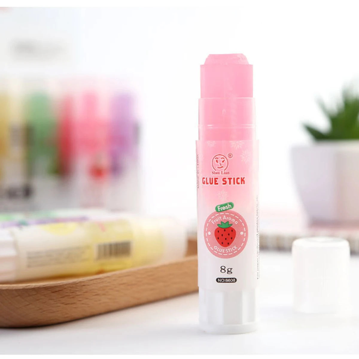 1-4 Pcs Cute Colorful Style Glue Stick High Viscosity Glutstick Solid Glue Paper Sticker Stationery Office Supplies Qme