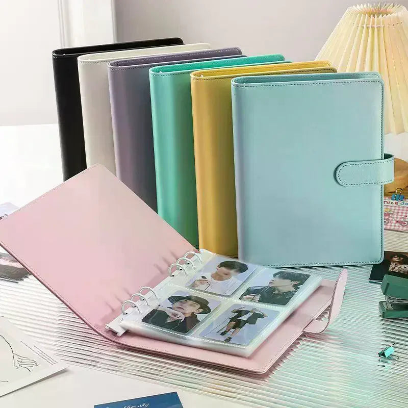 Page 4 Grids Photo Card A5-Binder Kpop Albums Idol Cards Loose-leaf Qme