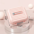 Mini Pill Box Travel Lightweight 7 Compartment Medicine Organizer Qme pink small