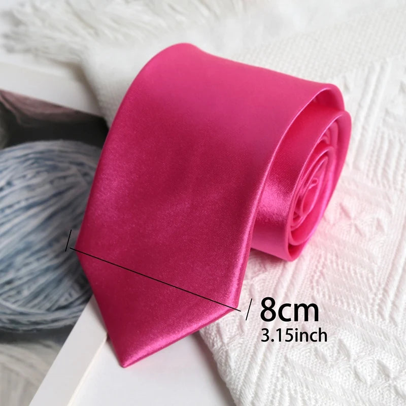 Bright Ties Classic Solid Rose Red Bow Paisley Necktie Pocket Square Qme A