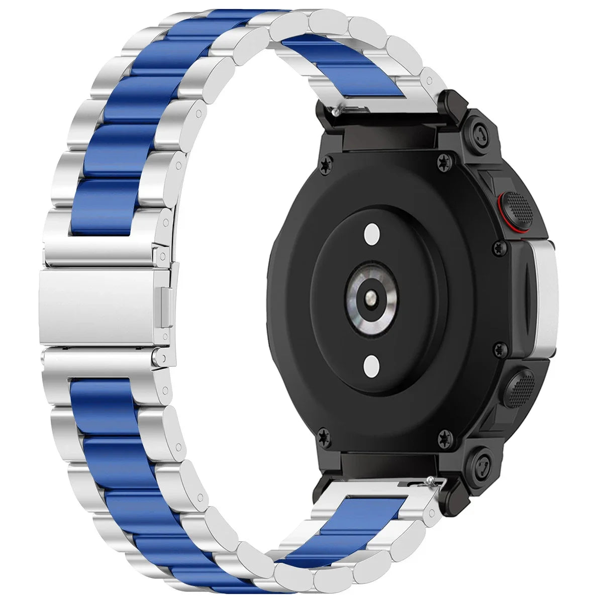 Luxurious Stainless Steel Band For Amazfit T Rex3 Smart Watch Strap Metal Bracelet For Huami Amazfit T Rex 2 Qme