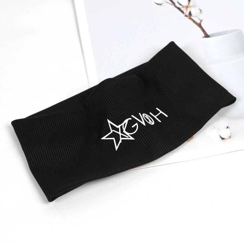 Customized Headband Featuring Photos Logos Design Custom Logo Women Qme