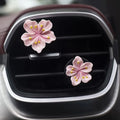 2-Piece Bright Peach Blossom Cherry Car Air Fresheners Fresh Tones Qme Pink