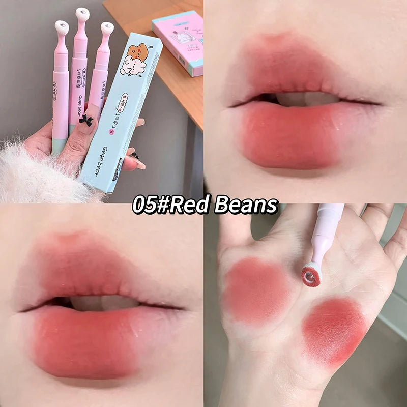 Gege Bear Velvet Matte Lip Cream Fall Winter Long-wear Colorful Mud Qme GX1289-5