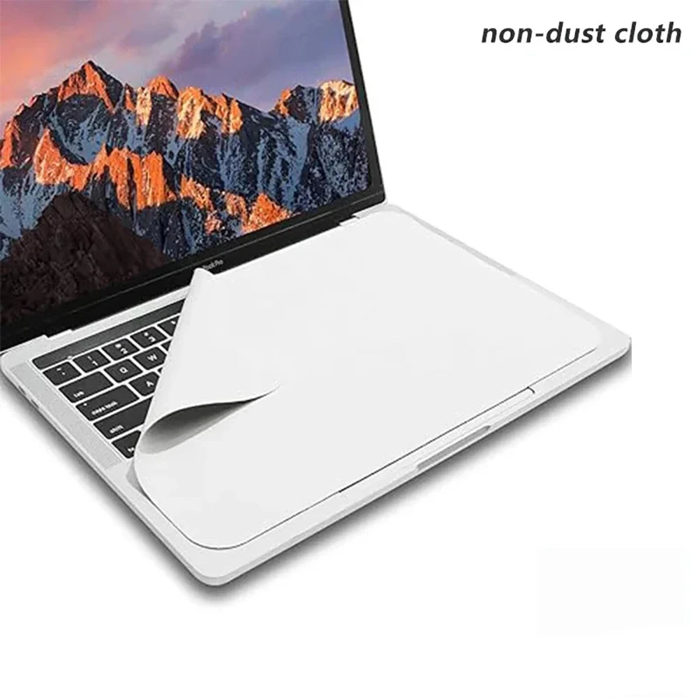 Dustproof Keyboard Protective Cloth for MacBook Pro 13/14/15/16 Inch Laptop Screen Cleaning Microfiber Cover Keyboard Blanket Qme