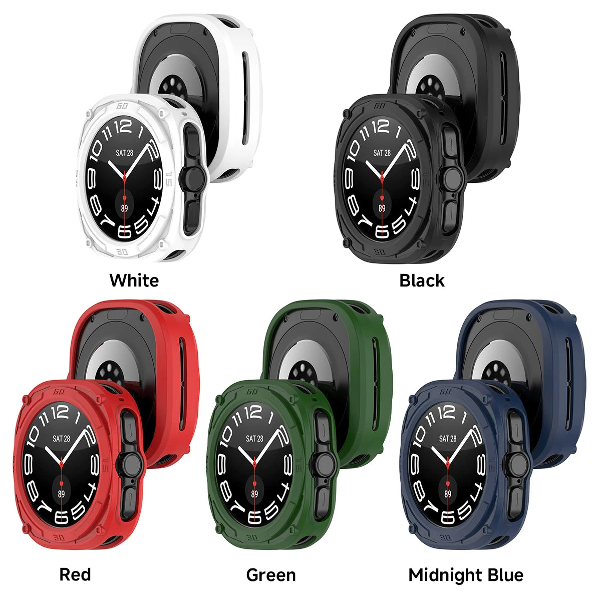 Soft TPU Case For Samsung Galaxy Watch 7 Ultra 47mm Protective Cover Shell for Watch ultral 2025 Accessories Qme