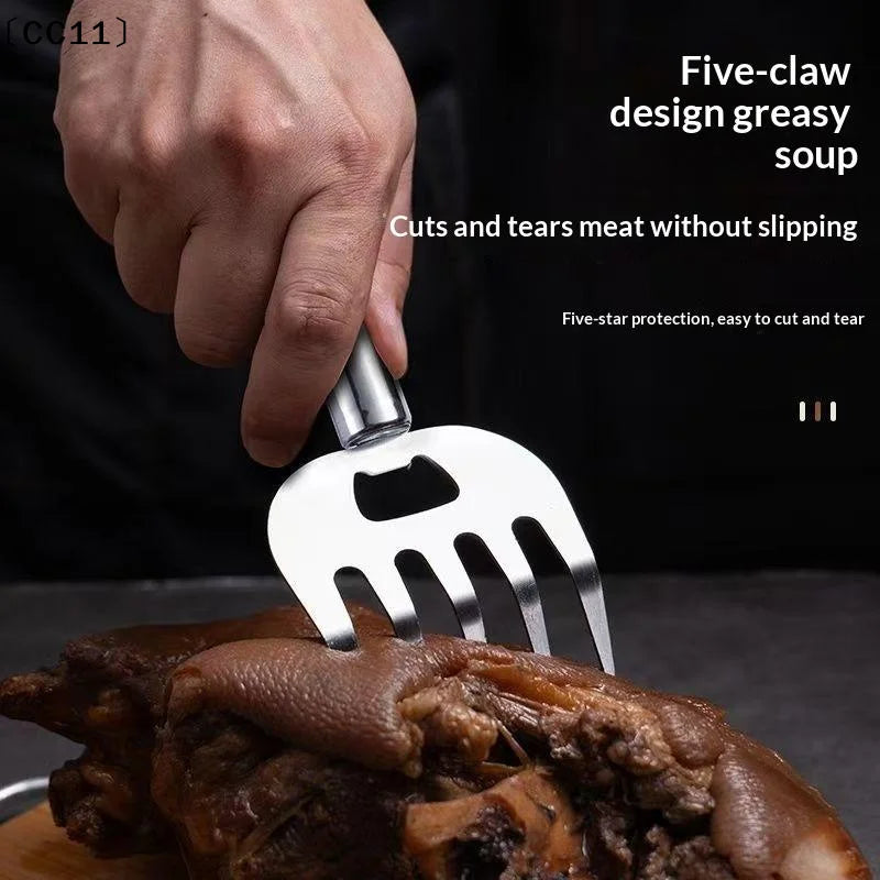 Stainless Steel Hand Guard Artifact Kitchen Finger Cutting Vegetable Qme