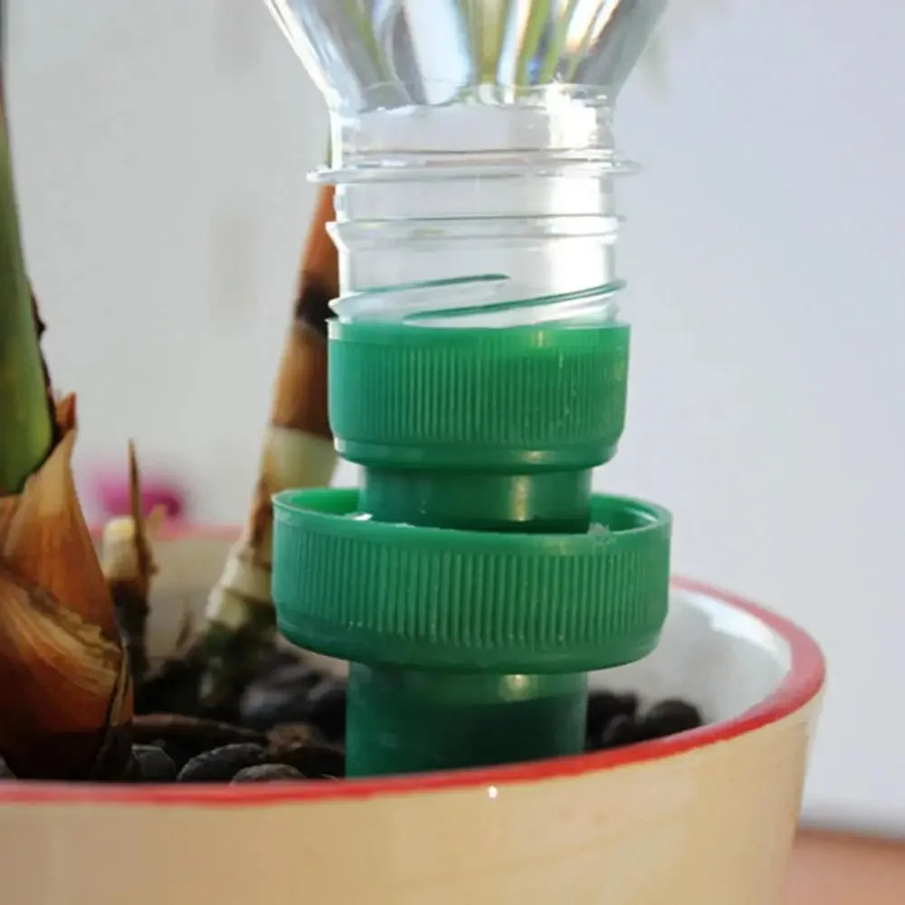 4pcs Self-Watering Spikes for Plants - Automatic Irrigation System for Potted Flowers & Vacation Plant Care, Durable & Plastic, Qme