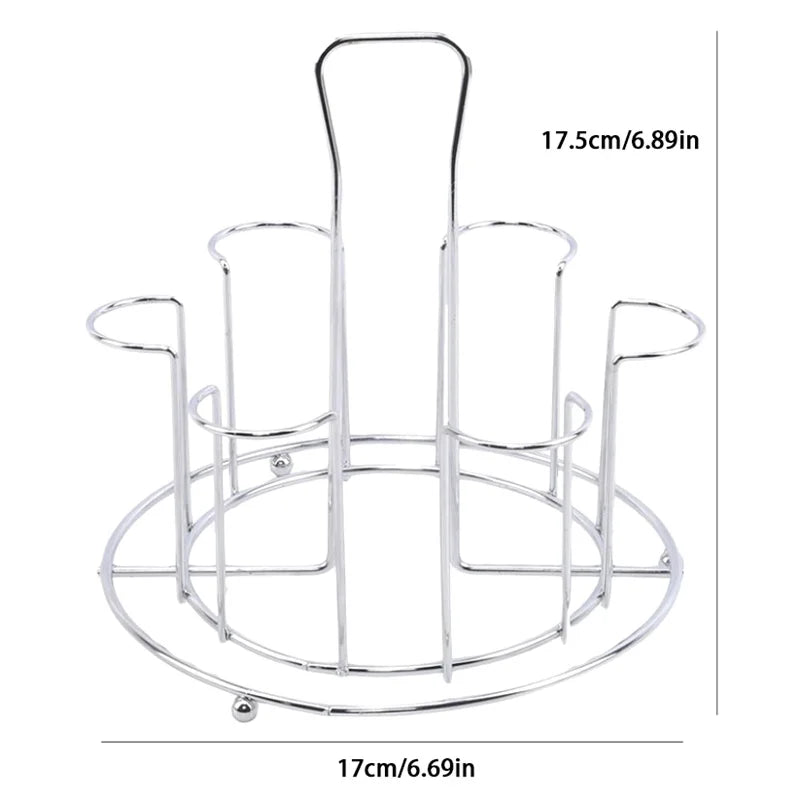Drain Holder Stand Useful Home Kitchen Supply Metal Glass Cup Storage Qme onesize