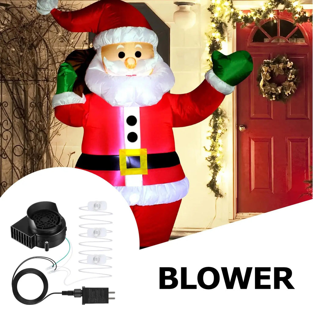 Inflatable Air Blower Fan 12V christmas Inflatables Blower Fan with LED Light String Replacement Decoration Blowing Machine Qme