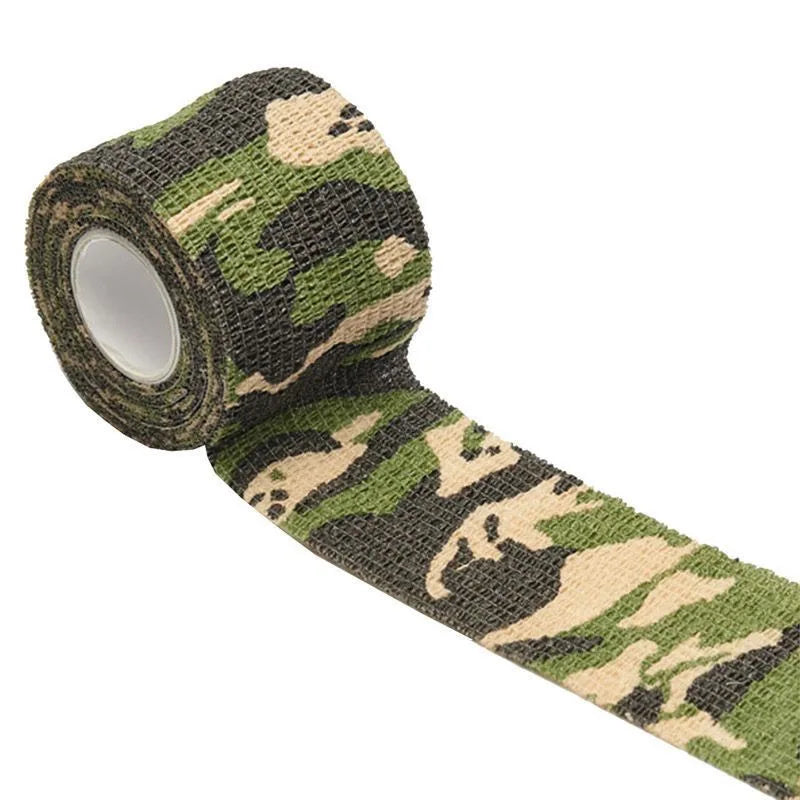 6/12/24 PCS Camouflage Tattoo Bandage Anti-slip Athletic Nonwoven Disposable Waterproof Self-adhesive Elastic Bandage Qme