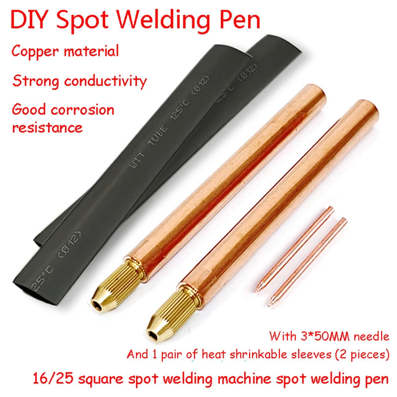 DIY Point Touch Pen Thread Fixed Battery Spot Welding Accessories Qme