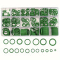 Automobile air conditioning sealing kit - O-rings, gaskets and matching toolbox, suitable for automobile repair Qme Green