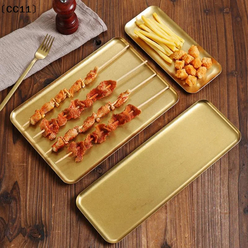 Vintage Stainless Steel Snowflake Silver Rectangle Tray Round Edge Qme