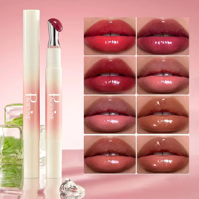 Watery Lipstick Lip Glaze Long-lasting No Smudge Nude Does Not Fade Qme