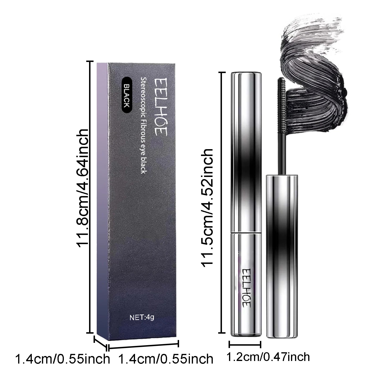Curling Mascara Thick Waterproof Lengthening Black/brown Eyelash Styling Lash Extension Eye Lashes Brush Makeup Eye-Cosmetics Qme