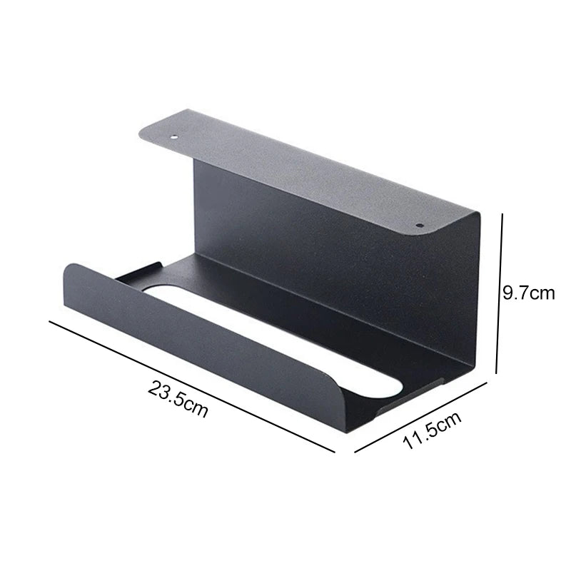 Under Cabinet Holder Paper Towel Kitchen Iron Material Tissue Box Qme