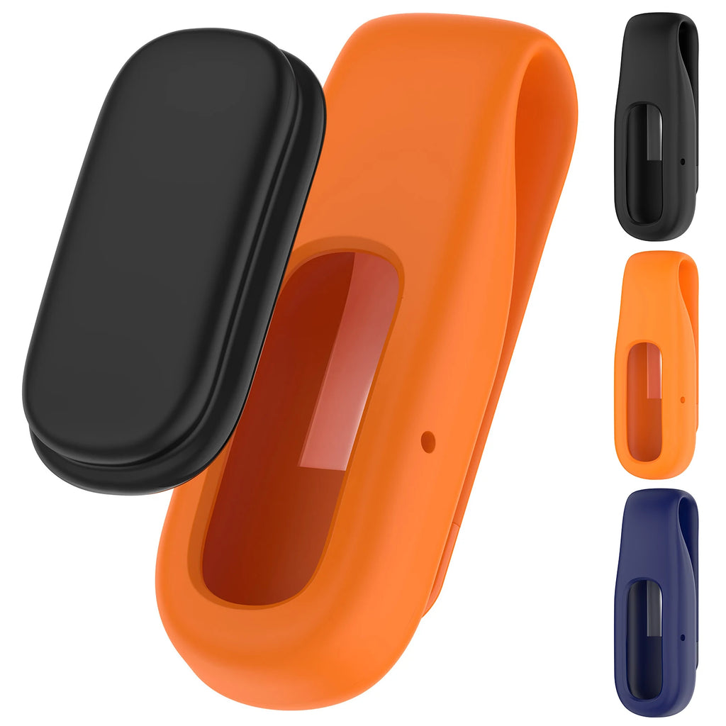 Soft Silicone Clip Clasps For Google Fitbit Air Multi-Purpose 360Degree Protection Clips Case for Outdoor Sports Running Cycling Qme
