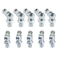 Grease Fittings 90 Degree Elbows Hydraulic Nipples 10-Pieces Metric Qme China Mainland 10PCS