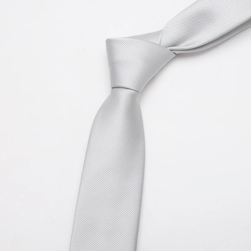 Black Colors Zipper Tie Handmade Necktie Skinny Men Ties Man Women