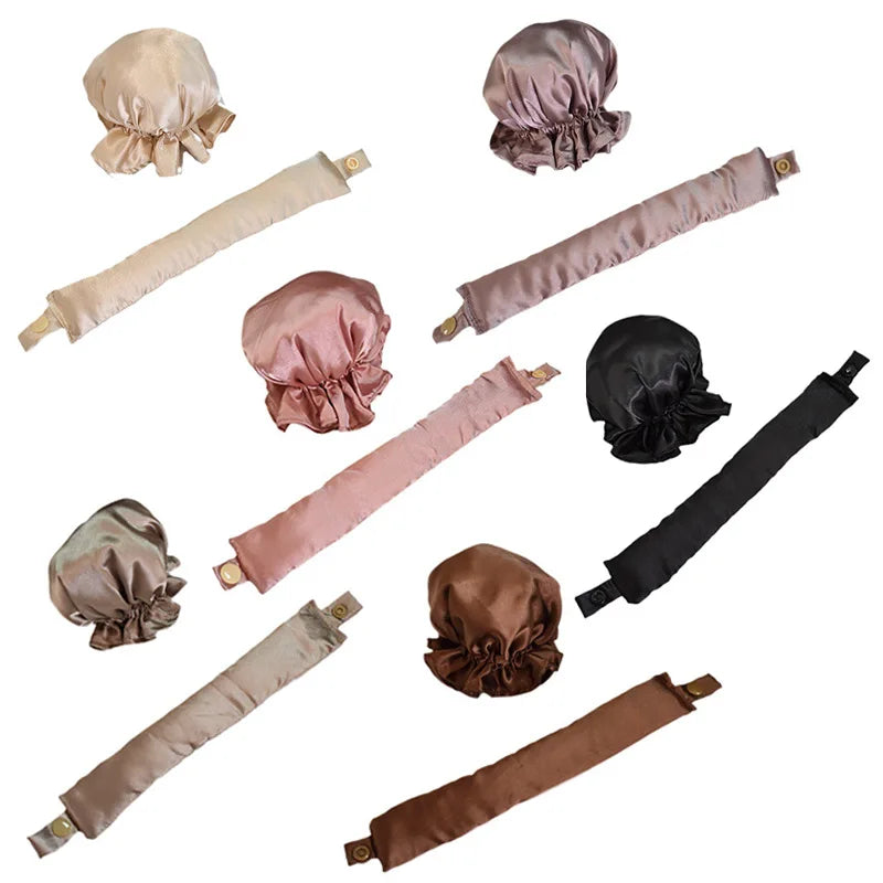 Heatless Curling Rod No Heat Hair Curler Silk Curls Soft Rollers Qme