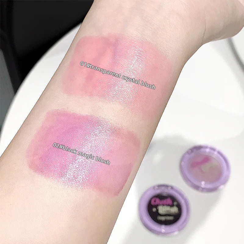 Warm Change Blush Clear Crystal Changing Highlight Long Lasting Fine Qme