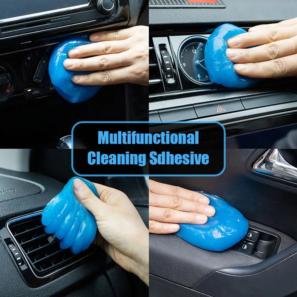Car Cleaning Gel Slime Magic Mud Automobile Air Vent Computer Keyboard Dirt Dust Remover Gel Car Wash Interior Cleaning Tool Qme