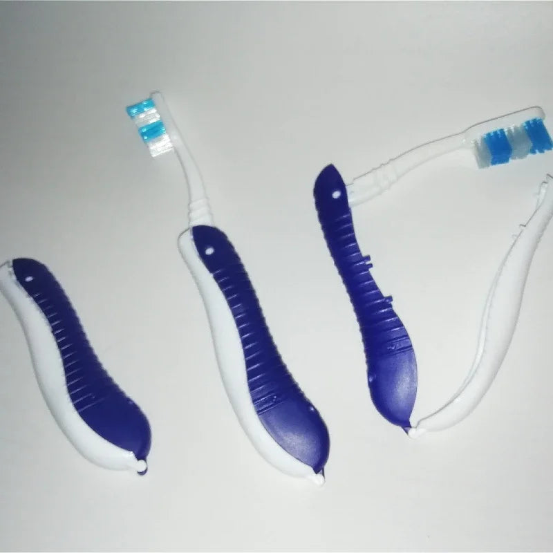 Hygiene Oral Portable Disposable Foldable Travel Camping Toothbrush Hiking Tooth Brush Tooth Cleaning Tools Qme