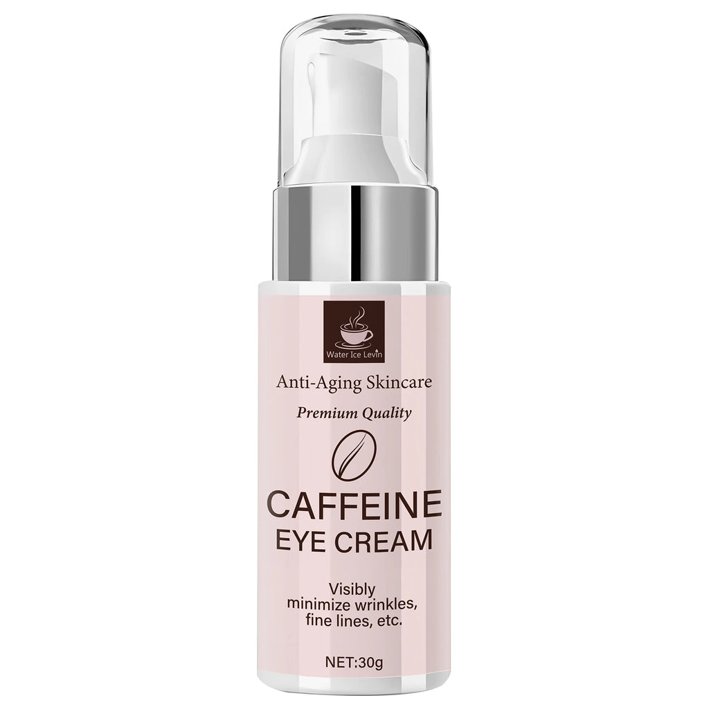 Premium Anti-Aging Caffeine Eye Cream with Niacinamide & Hyaluronic Acid for Wrinkles & Elastic Skin. Qme WHITE 30g