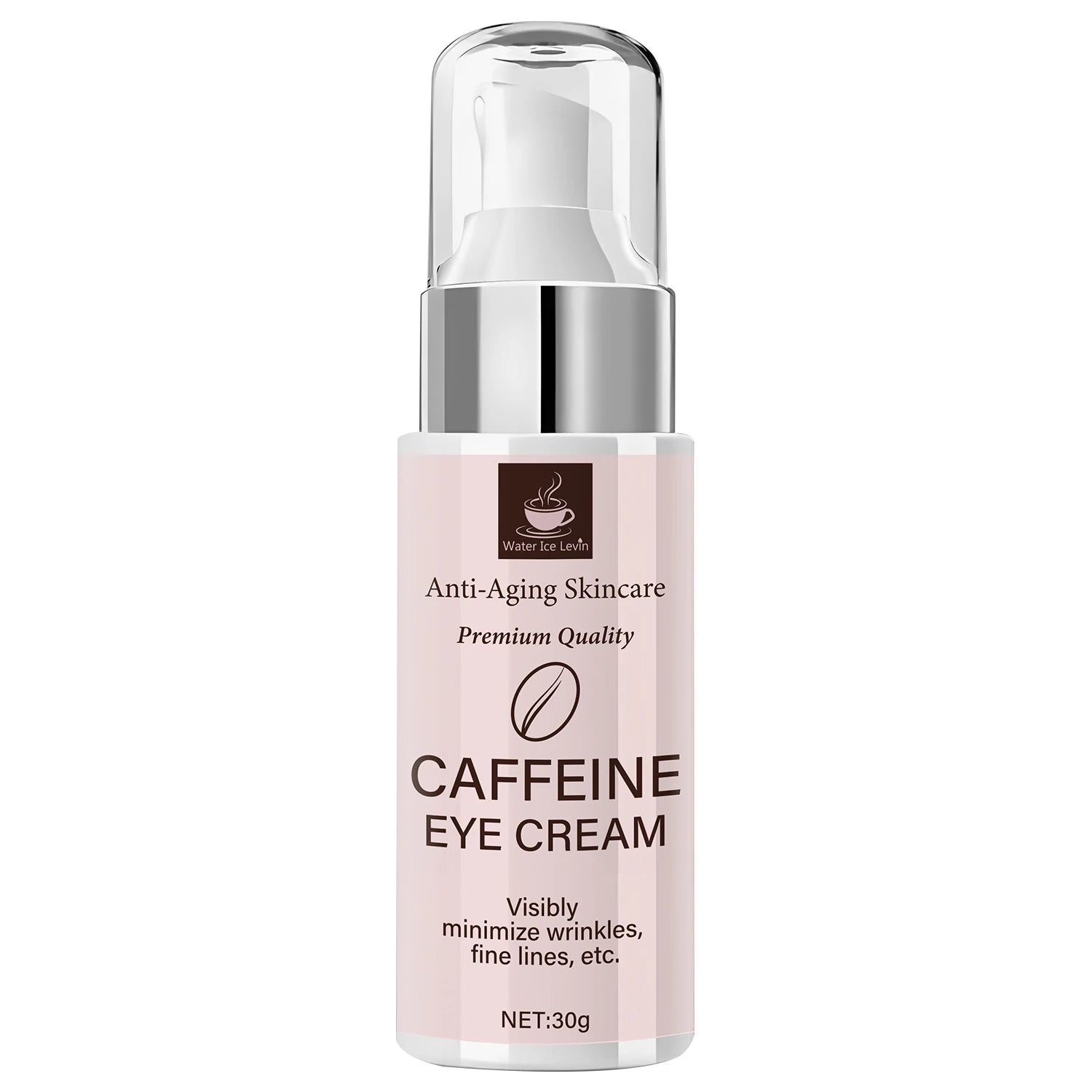 Premium Anti-Aging Caffeine Eye Cream with Niacinamide & Hyaluronic Acid for Wrinkles & Elastic Skin. Qme WHITE 30g