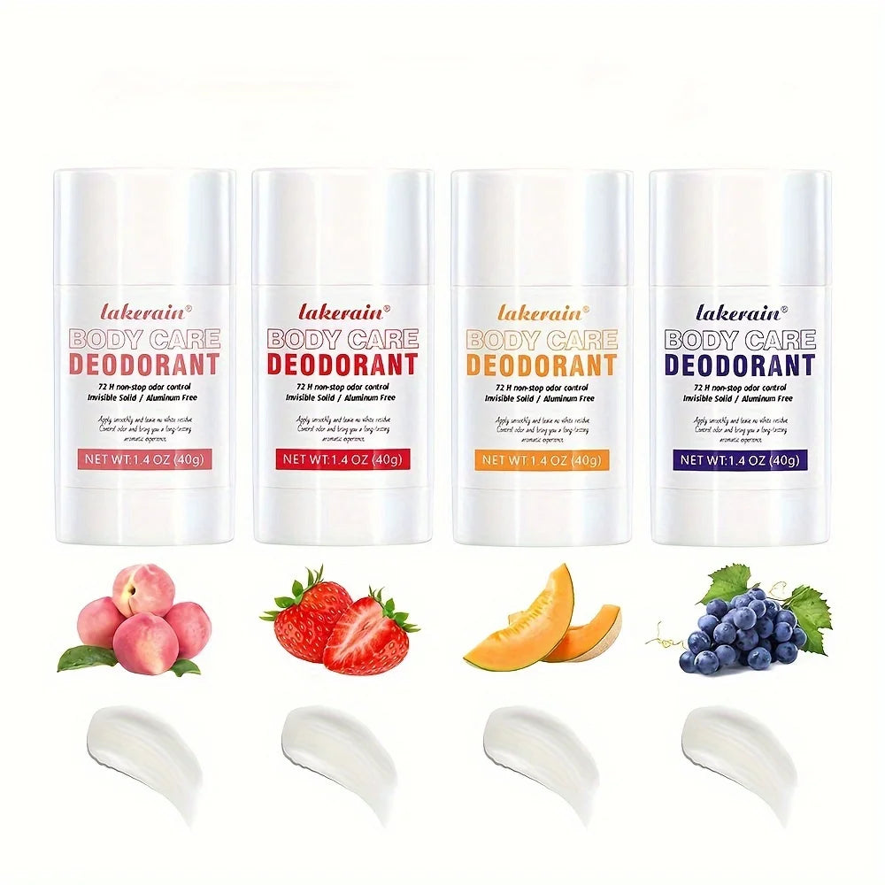 Lady Deodorant Fruit Balm Peach Flavor Strawberry Cantaloupe Grape Qme