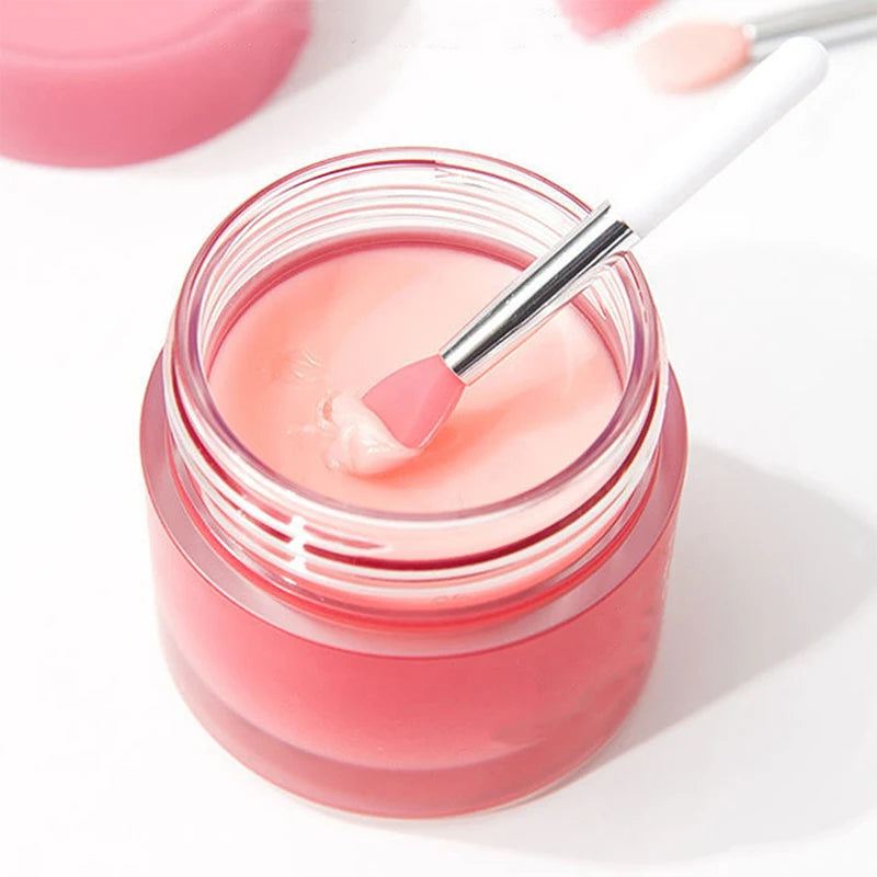 Silicone Lip Balms Brush Sucker Dust Cover Anti-lost Mask Makeup Qme