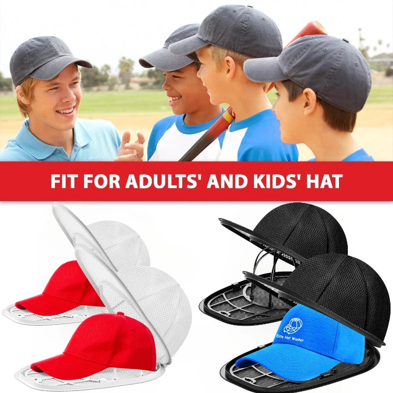 Hat washing set, baseball duckbill cap, washing and sun drying integrated, non deformed machine wash protective rack Qme